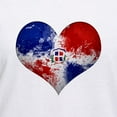 thumbnail image 3 of CafePress - Dominican Heart Women's V Neck T Shirt - Womens Cotton V-Neck T-shirt, 3 of 4