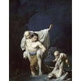 thumbnail image 2 of Regnault, Alexandre Georges H. 15x18 Black Ornate Wood Framed with Double Matting Museum Art Print Titled - The Flood, 2 of 4