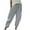 Gray, variant on HVOBTTY Women's Straight Leg Pants, Fall Pants for Women, Women's Casual Solid Color Drawstring Linen Like Everyday Wear Long Pants with Pockets Beige,XXL