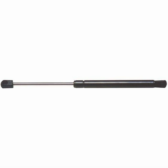 Fits 2007-2011 Toyota Camry Strong Arms Hood Lift Support B6333 Ball Socket Upper Mount; 16 Degree Angled Ball Socket Lower Mount; 15.9 Inch Compressed Length; 27.4 Inch Extended Length; Single