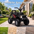 thumbnail image 7 of Ford F150 Raptor 12V Ride On Car for Kids, Battery Powered Ride On Toys w/Big Wheels, LED Lights, Toddlers Electric Car for Ages 2-5, 7 of 7
