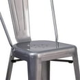 thumbnail image 6 of Home Square 24" Curved Slat Back Metal Counter Stool in Gray - Set of 3, 6 of 8