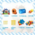 thumbnail image 3 of Action air Inflatable Bouncer House Jumping Castle with Ball Pit and Blower for Kids（9415）, 3 of 6