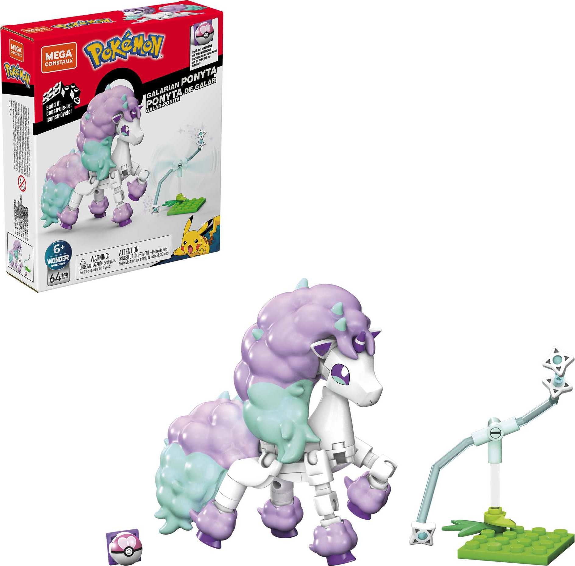 Mega Construx Pokemon Galarian Ponyta - Walmart.com