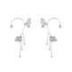 thumbnail image 5 of Qarigey Pendientes de insectos Vintage para mujer, pendientes de circonita para fiesta de compromiso y ceremonia para niñas, decoración de Type3 NO3, 5 of 6