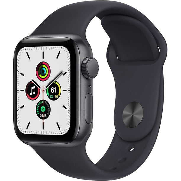 Apple Watch SE (GPS, 40mm) - Space Grey Aluminium Case with Midnight Sport  Band - Regular