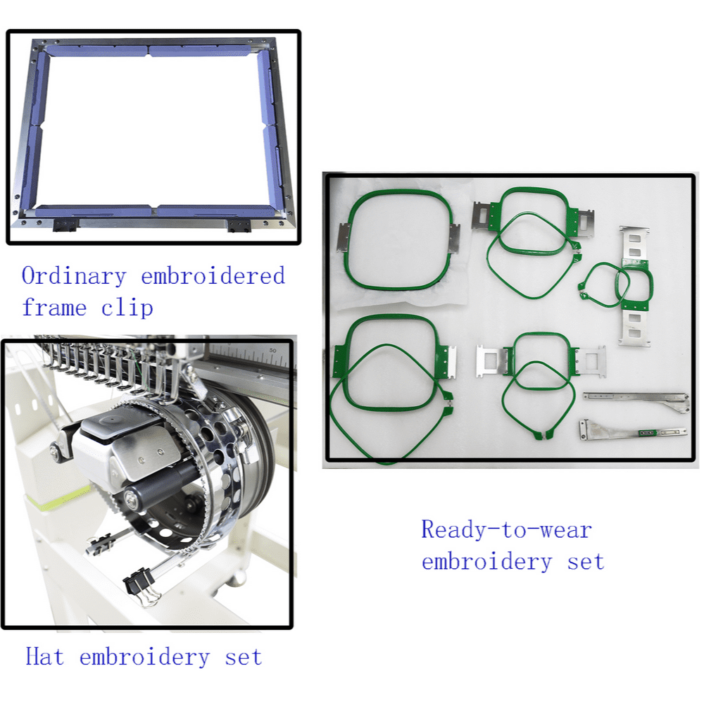 12 Needles Embroidery Machine Single Head Automatic Commercial Home Computer Control 110V