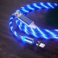 thumbnail image 5 of Magnetic Charging Cable Streamer Fast Charging Cable Lighting Micro USB Cable LED Magnet Charger Type-C Cable, 5 of 5