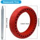 thumbnail image 4 of Neumáticos de scooter eléctrico para Xiaomi M365/gotrax Gxl V2, rojo Afortunado Sencillez, 4 of 4