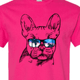 thumbnail image 4 of Inktastic French Bulldog Portrait with Sunglasses T-Shirt, 4 of 5