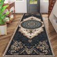 thumbnail image 2 of 2x6 FT Kitchen Runner Rugs Non Skid Washable, Faux Wool Rug Runners for Hallways Bathroom Carpet Runner, Soft Indoor Modern Floor Rug for Entryway Laundry Room, 2 of 11