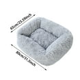 thumbnail image 3 of Donut Calming Pet Bed for Small Medium Dogs, Washable Anti-Anxiety Fluffy Dog Bed with Non- Bottom, Self-Warming Plush Cat Bed for Improved Sleep, 3 of 6