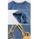 thumbnail image 5 of Camiseta de manga corta con cuello redondo y dinosaurio para niños pequeños, algodón, cómodo y suave, 5 of 5