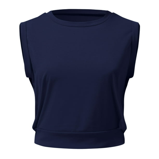 Camiseta deportiva con corte entallado para mujer, bonita camiseta sin mangas para yoga, para correr, gimnasio y hacer ejercicio