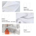 thumbnail image 2 of Yayeee Kitchen Hanging Hand Towels Set of 2 with Loop Bathroom Absorbent Tie Towel, Snow Cartoon Houses, 2 of 7