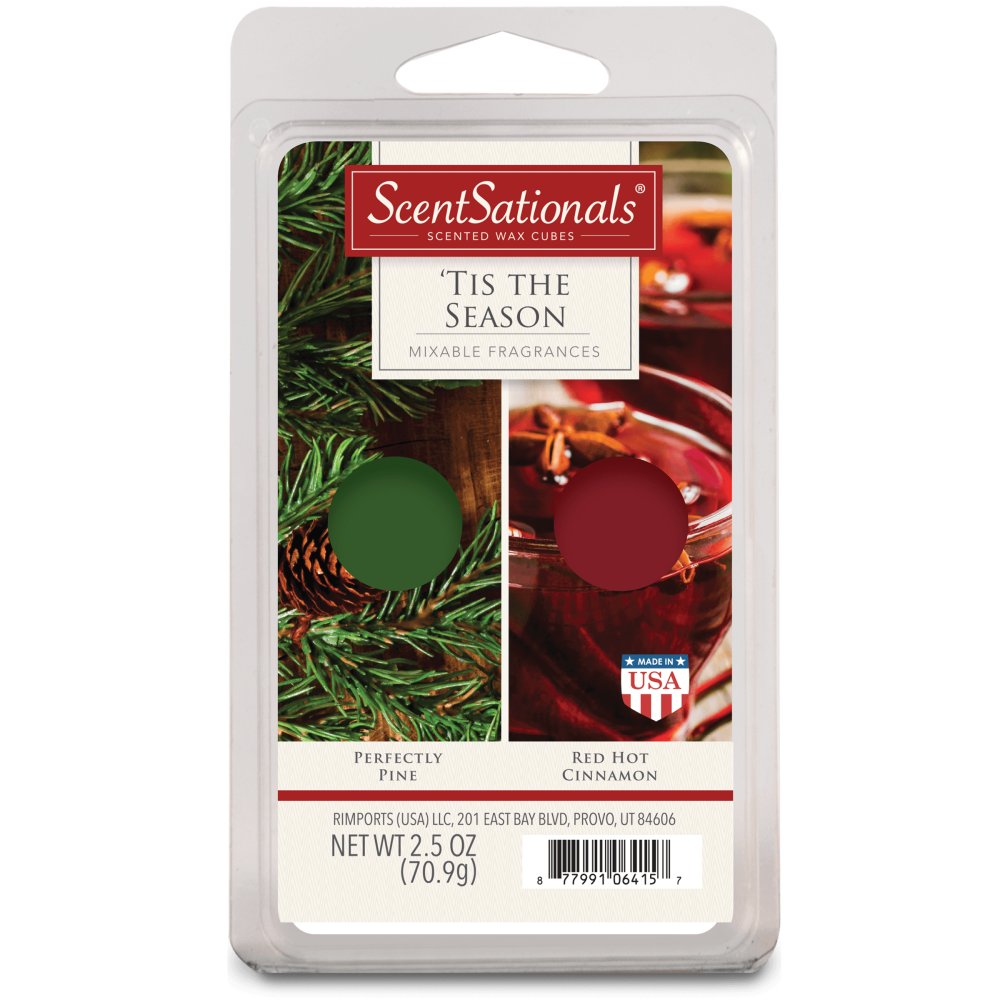 ScentSationals 2.5 oz Tis the Season Duo Scented Wax Melts Walmart