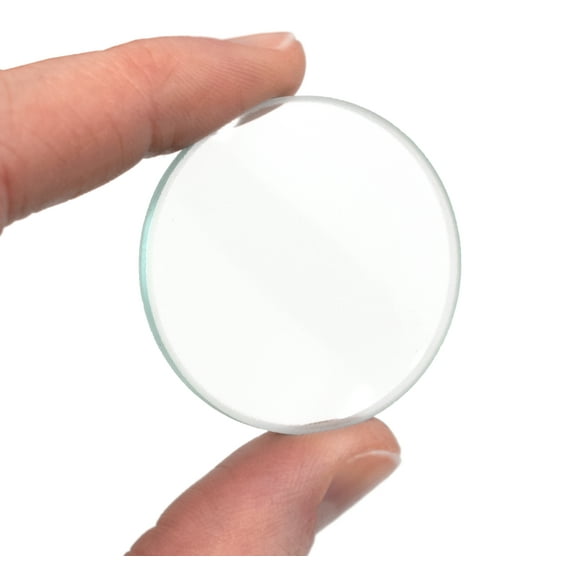 Double Convex Lens, 300mm Focal Length, 1.5" (38mm) Diameter - Spherical, Optically Worked Glass Lens - Ground Edges, Polished - Great for Physics Classrooms - Eisco Labs