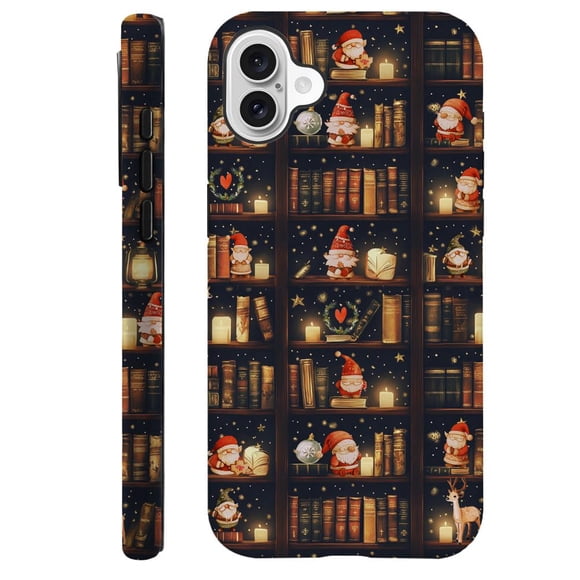 Funda Kiritfox para iPhone 16, híbrida de 2 capas, a prueba de golpes, para Navidad