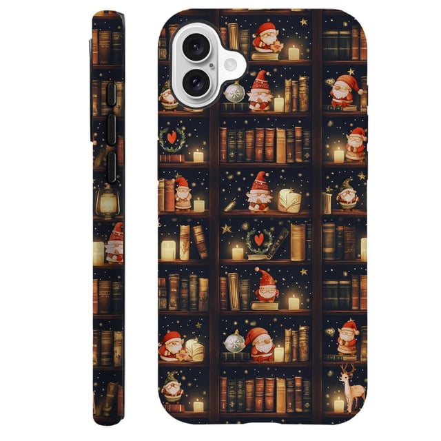 Funda Kiritfox para iPhone 16, híbrida de 2 capas, a prueba de golpes, para Navidad