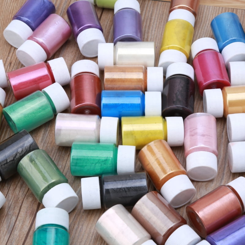 Pigment Powder 50 Color Shift Mica Powder for Epoxy Resin for Jewelry Making