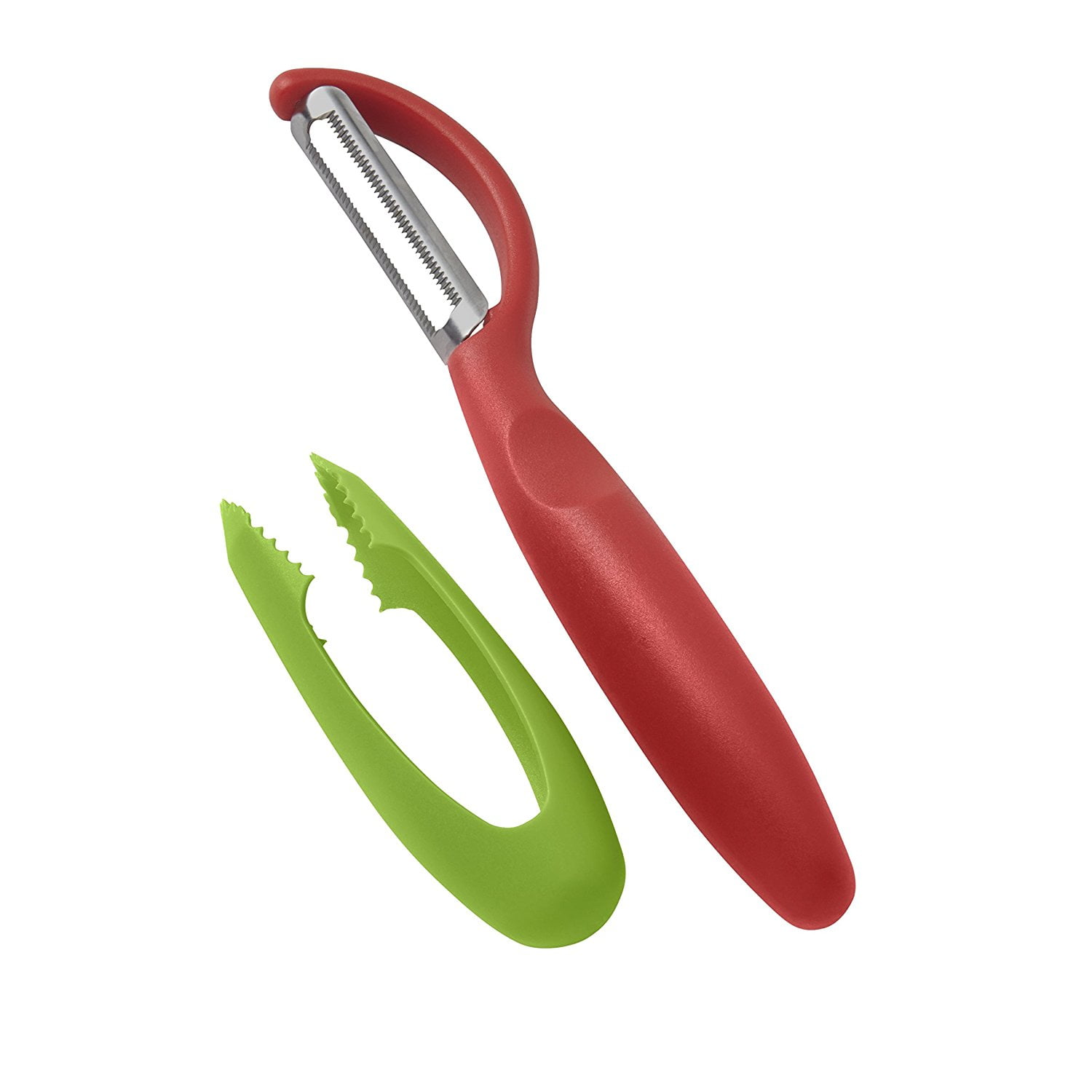 Kuhn Rikon Piranha Fruit and Vegetable Peeler with Nested Huller