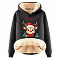 thumbnail image 1 of QHFBli Chandail à Capuche de Noël pour Femmes, Chandail-Over Chaud et Confortable à Manches Longues, 1 of 4