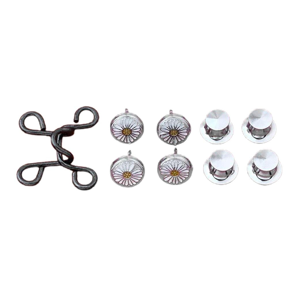 27 MM / 1 INCH Clothing Sewing Accessories PSOAIN 5 Sets Colorful Daisy Adjustable Nail-Free Waist Buckle Set Jeans Extender Pants Fastening Button for Pants 27 MM / 1 INCH Clothing Sewing Accessories PSOAIN 5 Sets Colorful Daisy Adjustable Nail-Free Waist Buckle Set Jeans Extender Pants Fastening Button for Pants