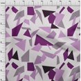 thumbnail image 4 of oneOone Rayon Purple Fabric Geometric Craft Projects Decor Fabric Printed By The Yard 56 Inch Wide, 4 of 4
