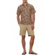 thumbnail image 2 of CAMISAS HAWAIANAS DE VERANO PARA HOMBRES CON ESTAMPADO DE ANIMALES DE MANGA CORTA Y BOTONES 2XL MARRÓN CAQUI, 2 of 5