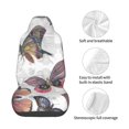 thumbnail image 5 of Balery Vintage Butterflies Pattern Car Seat Cover - Soft & Breathable Front Premium Covers with Non-Slip Protector Fits Most Automotive, Vans, SUVs, Trucks - 1 Unit, 5 of 5