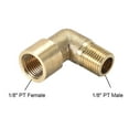 thumbnail image 3 of Brass Pipe Fitting,90 Degree Elbow,1/8 PT Male x 1/8 PT Female 2pcs, 3 of 3