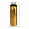 thumbnail image 2 of Uxcell Candle Socket Covers, 3.9 Inch Tall Chandelier Sleeves Candelabra Base Holder, Gold Bronze 3 Pack, 2 of 6
