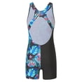 thumbnail image 2 of YIZYIF Girls Sleeveless Swimsuit Rashguard One Piece UV Protection Jumpsuit Swimwear Surfing Beachwear Black 16, 2 of 7