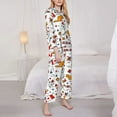 thumbnail image 4 of Bingfone Womens Pajama Sets Canada Day Print,Long Sleeve Loungewear Pajamas Set-Xx-Large, 4 of 9