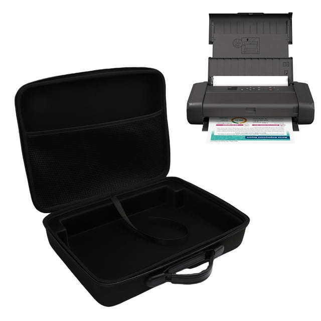 Étui pour Imprimante Mobile Sans Fil, Étui Rigide pour Imprimante Portable avec Poignée en Caoutchouc Nylon EVA pour Voyage