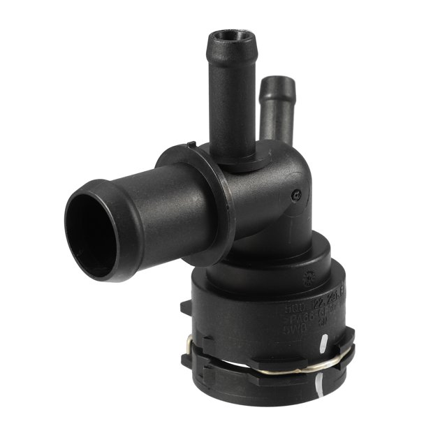 Conector de manguera de refrigerante del motor para Audi Q2 GAB - Paquete de 1 negro