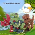 thumbnail image 2 of Dinosaur Toy Construction 3D Building Block w/ Electric Drill 3-in-1 Early Learning Toy Toddler Age Year3+ Gift P31B heqiyong LED, 2 of 2