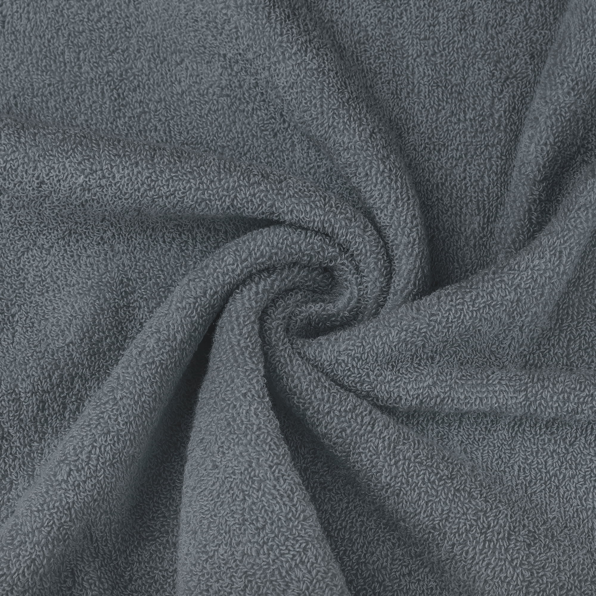 Unique Bargains 4 Pcs Solid Soft Hand Towel 14" x 30" Dark Grey/Beige