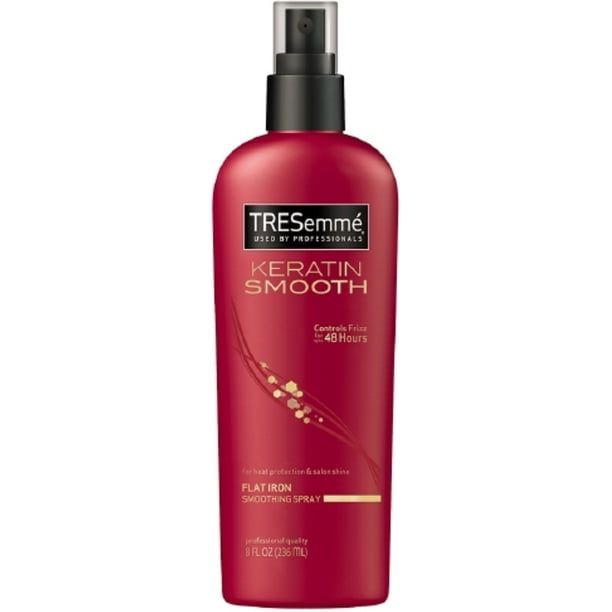 TRESemme Keratin Smooth Flat Iron Smoothing Spray 8 oz (Pack of 2)