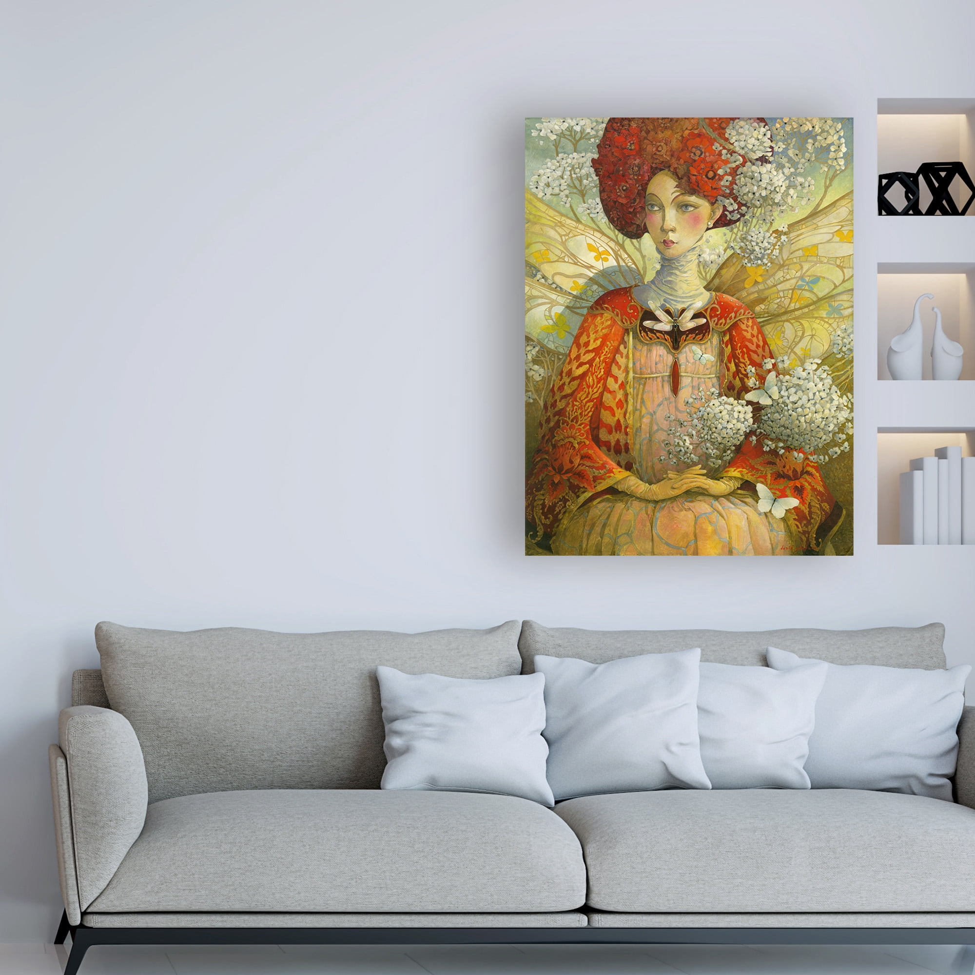 Trademark Fine Art 'The Distracted Fairy' Canvas Art by David Galchutt