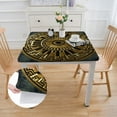 thumbnail image 2 of WYYP Circular Design Square Tablecloth 100% Polyester Fiber 46*46, 2 of 8