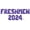 Purple, variant on Letter Balloons - FRESHMEN 2024 16" Inch Alphabet Letters Foil Mylar Balloon Freshman Year Party Banner (Rose Gold)