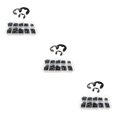 thumbnail image 4 of QualitChoice 580 Pcs Rondelles Durables Résistantes à la Rouille pour Performance Durable Noir 3Set, 4 of 6