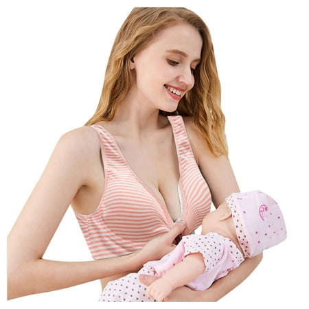 

JDEFEG Lingerie for Women Lingerie Robe Bra Type Women s Feeding Buckle Underwear Gathered Vest with Front Plus Size Lingerie with Support Womens Lingerie Cotton Blend Pink Xl