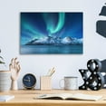 thumbnail image 4 of Epic Art 'Northern Lights In The Lofoten Islands Norway 6' by Epic Portfolio, Acrylic Glass Wall Art, 16"x12", 4 of 8