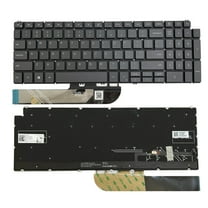 New US Black English Backlit Laptop Keyboard (Without palmrest) Replacement for Dell Inspiron 5584 5590 5593 5594 5598 7590 7591 7791 2 in 1 Light Backlight