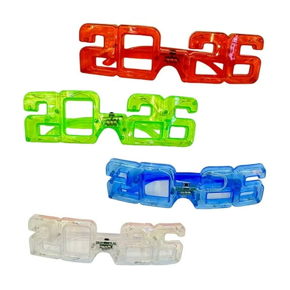 Light Up Glasses,2026 Led Glasses Glow Glasses 3 Light Modes Party Glasses