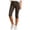 X-Brown, variant on White Skinny Denim Capris Jeans Women Button Closure Stretchy Slim Fitting Casual Summer Tight Streetwear White M