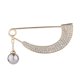 thumbnail image 2 of Pin de seguridad con broche de cristal completo brillante con clip de chal en apariencia de para mujer Yuyangstore Clip para cárdigan de diamantes de imitación, 2 of 8