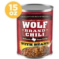 thumbnail image 3 of (12 pack) Wolf Brand Chili With Beans, 24g Protein Per Serving, 15 oz. Can, 3 of 10